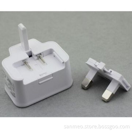 UK Travel Wall Charger Adapter for Samsung N7000 Galaxy Note i9220 i9228, Can Split, 1A/2A